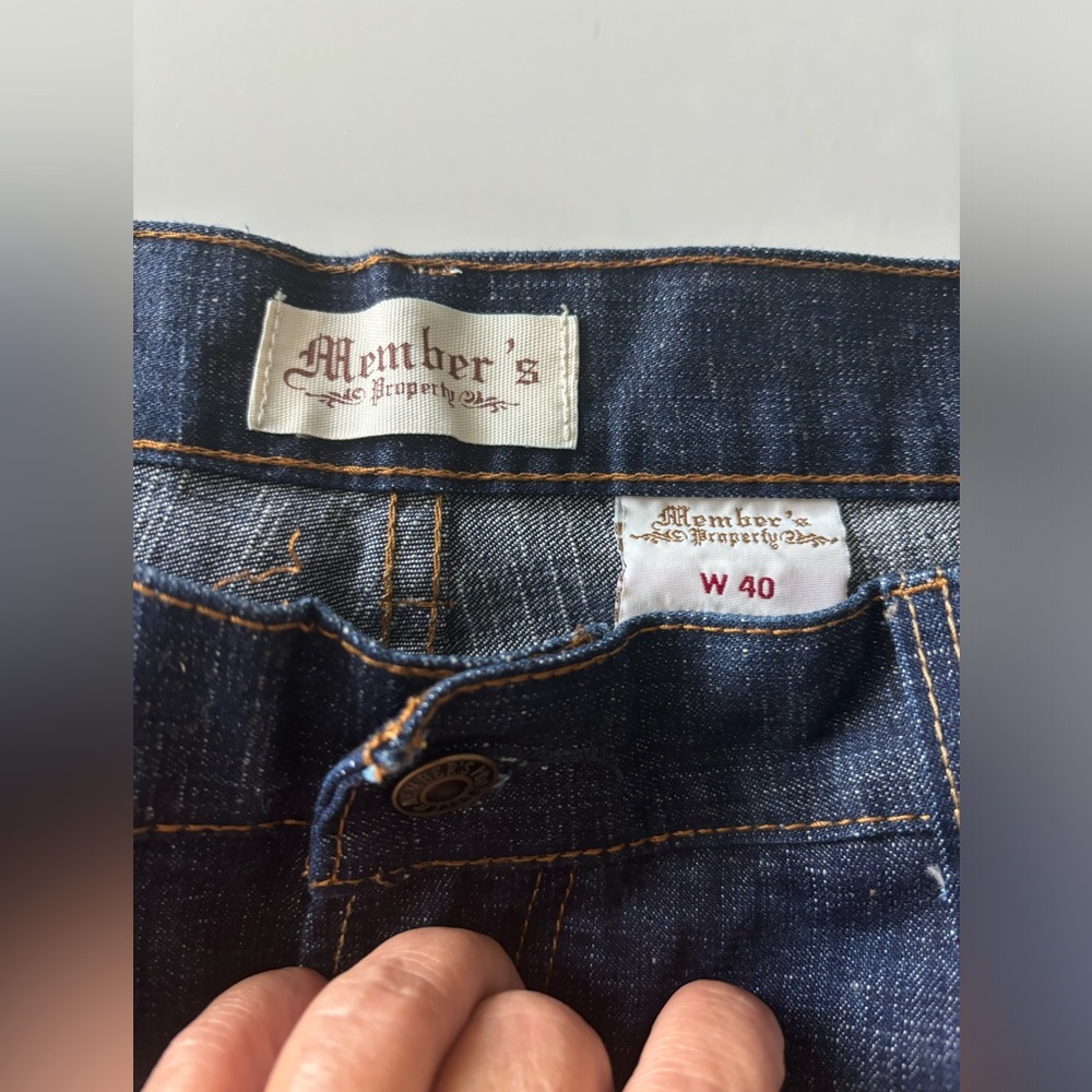 Member’s Property Men’s Blue Denim Shorts #484